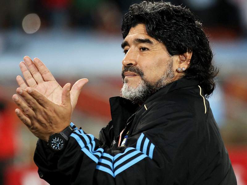 World Cup 2010: Argentina Coach Diego Maradona Wants To Put Jersey ...