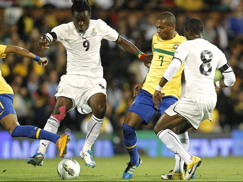 brazil 1 0 ghana leandro damiao makes the difference against stubborn black stars goal com goal com