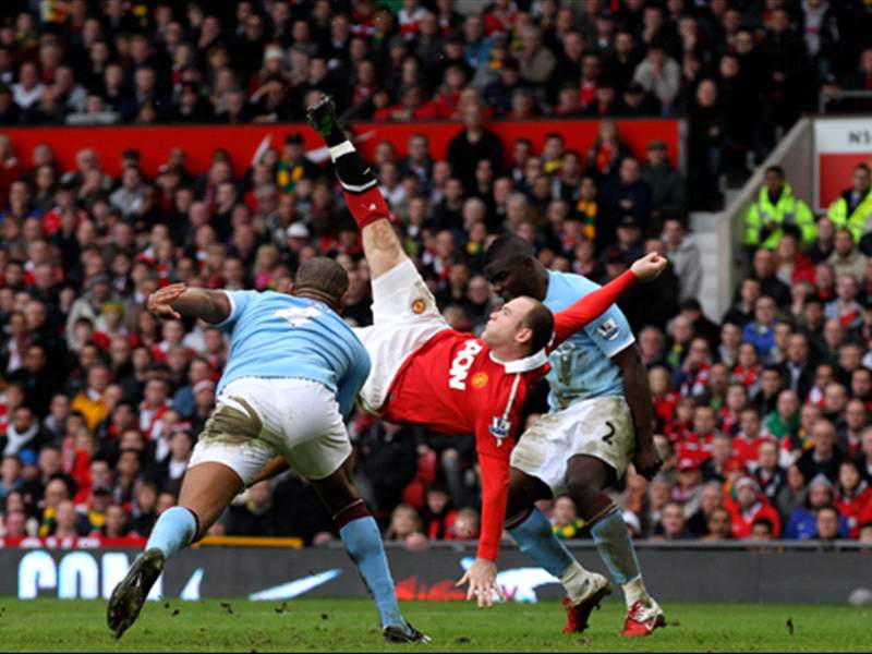 Rooney Overhead Kick Against Manchester City Named Best Ever Premier League Goal Goal Com