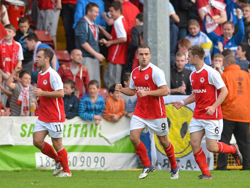 St Patrick�s Athletic record awaygoals win over IBV to