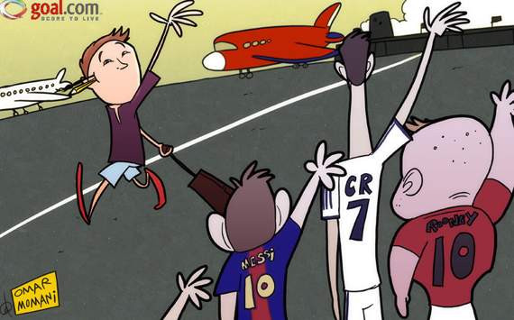 Cartoon Of The Day Goal Com Artist Waves Goodbye To Messi Ronaldo And Co Ahead Of Two Week Break Goal Com