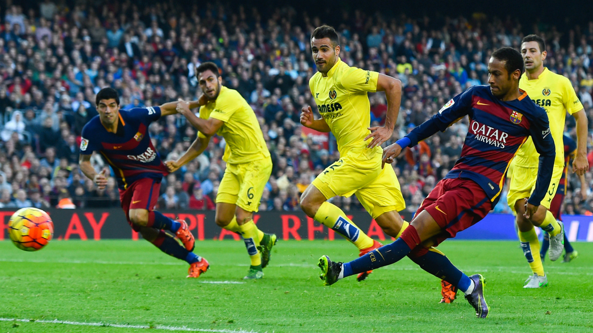 Barcelona 3-0 Villarreal: Neymar hits second-half double Goa