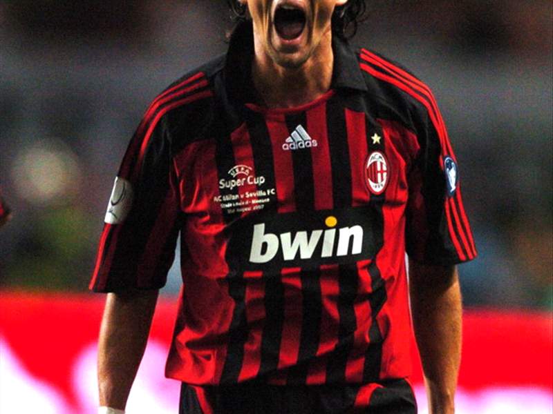 Inzaghi in Milan shirt 