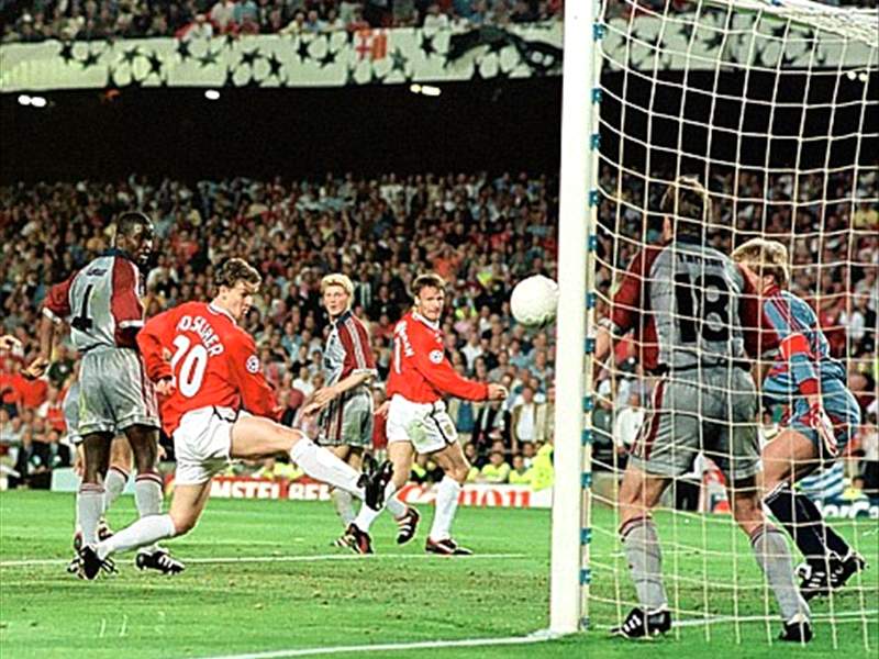 Image result for solskjaer bayern munich goal