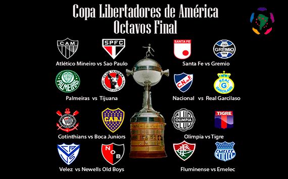 Asi Quedan Los Octavos De Final De La Copa Libertadores Goal Com