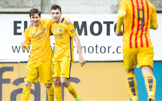 Eibar 0 4 Barcelona Munir Messi And Suarez Ensure Record Run