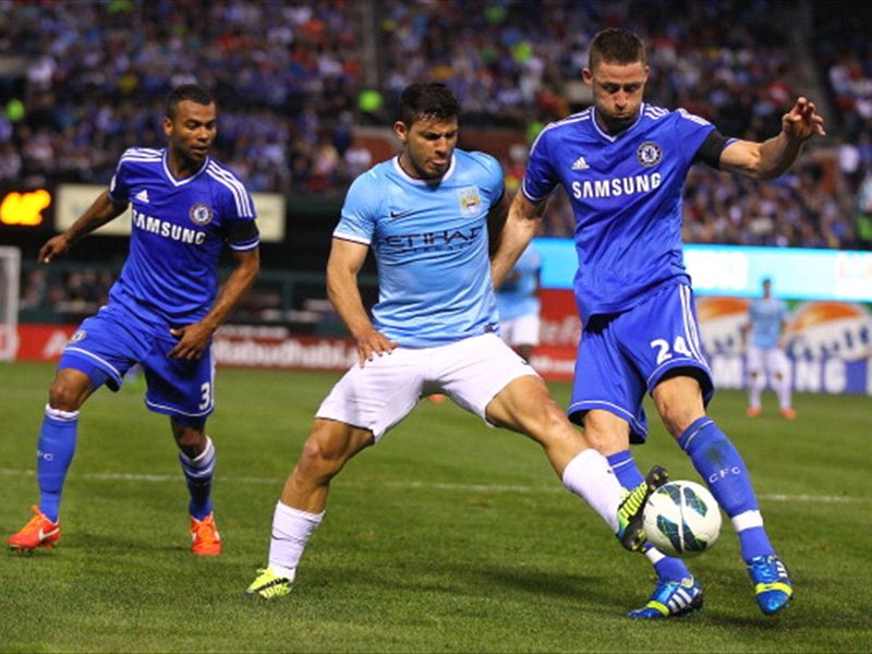 Manchester City Chelsea Give Added Meaning To Friendly With Support For Oklahoma Victims Goal Com