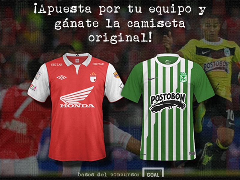 CONCURSO: ¡Gánate la camiseta del campeon! Santa Fe o Nacional - Goal.com