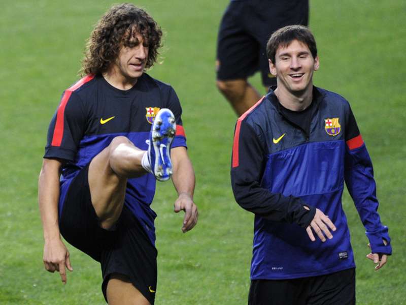 Messi Puyol