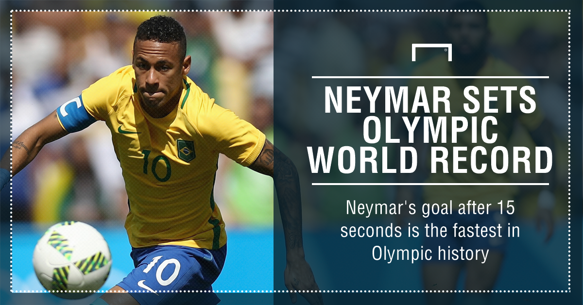 neymar brazil record
