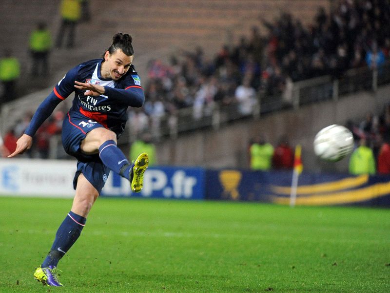 Nantes 1 2 Paris Saint Germain Last Gasp Zlatan Ibrahimovic Strike Propels Parisiens To Coupe De La Ligue Final Goal Com