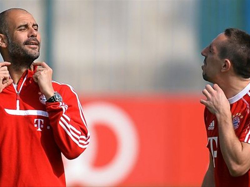 Ribery Pep Guardiola Und Jupp Heynckes Komplett Unterschiedlich Goal Com