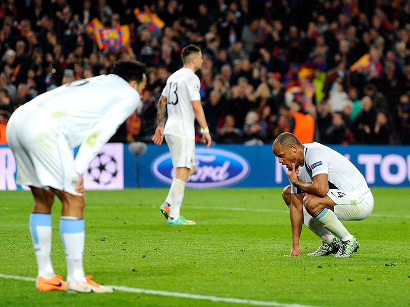 Manchester City Machine In Danger Of Stalling After Bruising Barcelona Defeat Goal Com