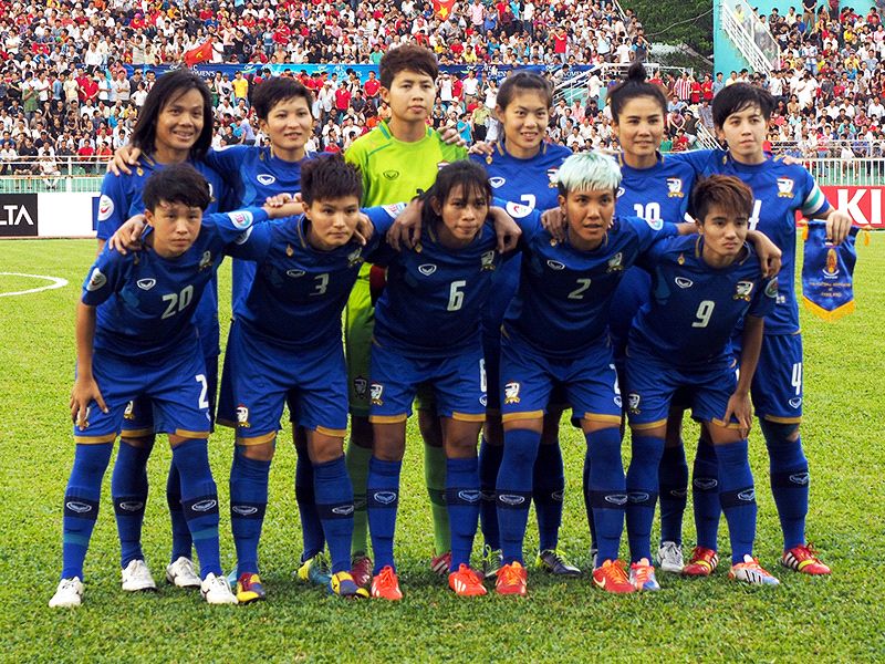 Players team thailand football national