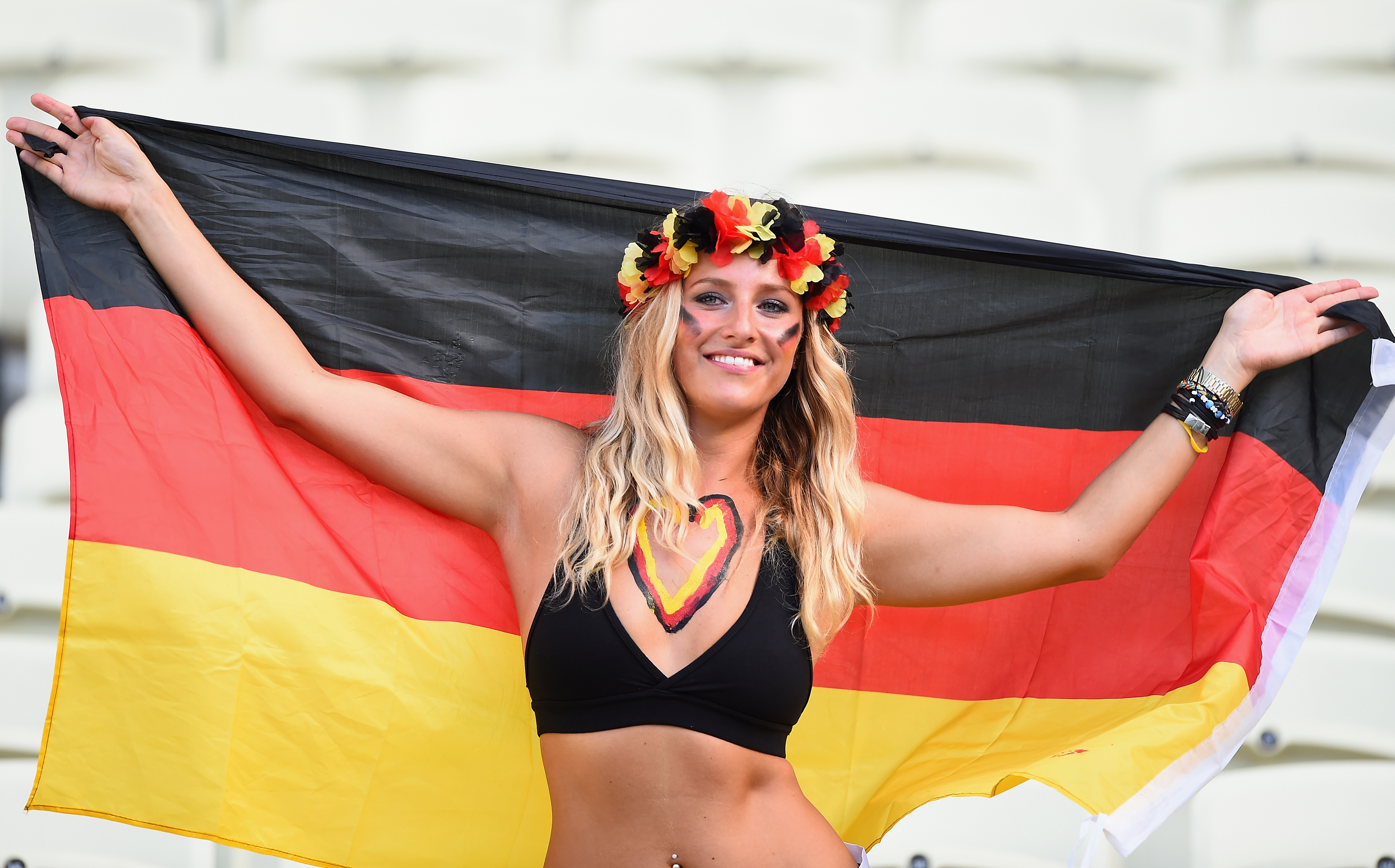 GALERI Warna Warni Piala Dunia 2014 Wow Fans Jerman Goalcom