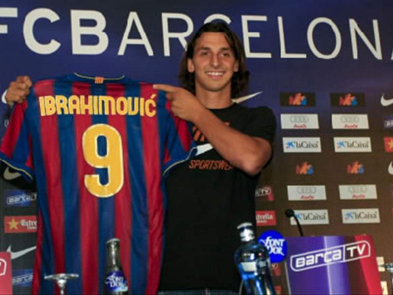 ibrahimovic barcelona jersey